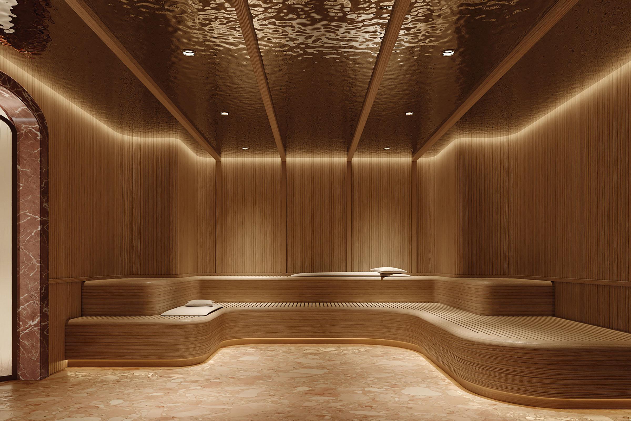 Rendering of THE WELL Bay Harbor Islands Sauna